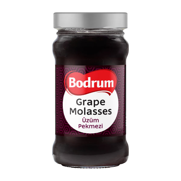Jar of Bodrum Grape Molasses on a white background