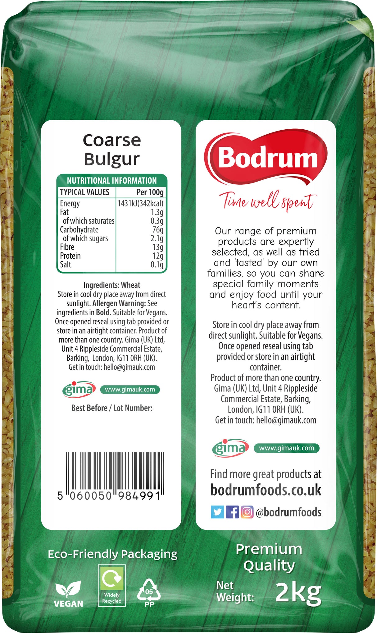 Bodrum Coarse Bulgur 2kg