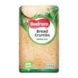 Bag of Bodrum bread crumbs with a white background