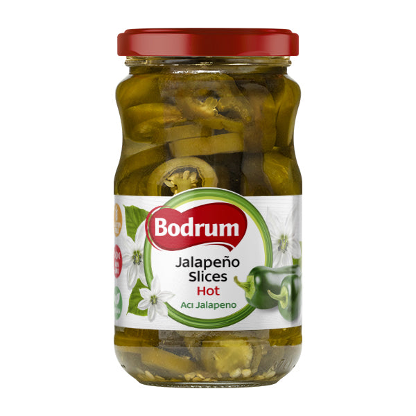 Bodrum Pickled Jalepeno Peppers 330g