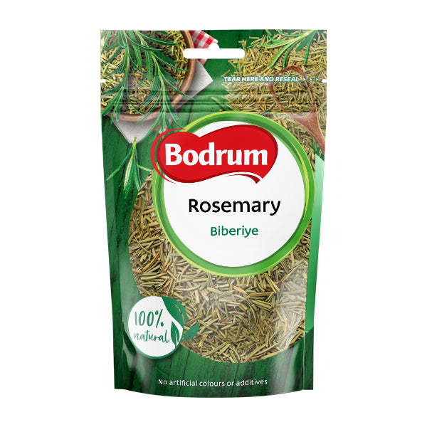 Bodrum rosemary packaging on a white background