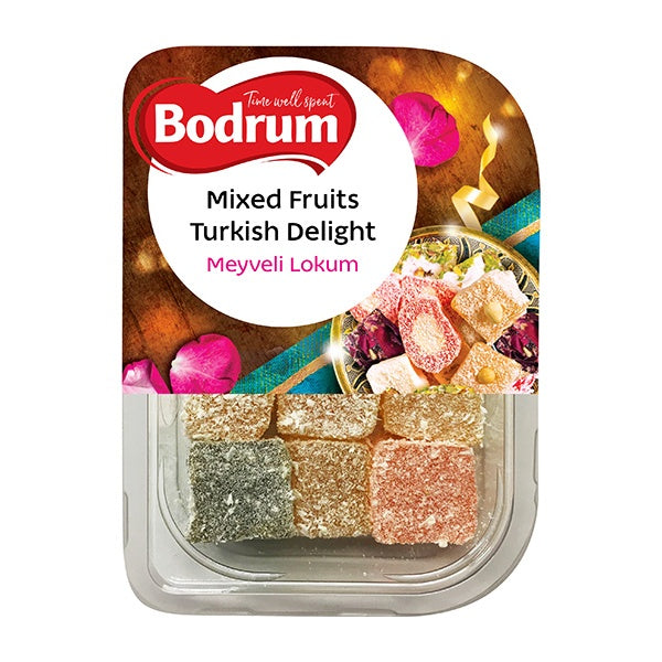 Bodrum Mixed Fruits Turkish Delight 200g