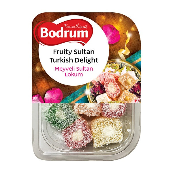Bodrum Fruity Sultan Turkish Delight 200g