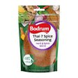 Bodrum Thai 7 Spice Seasoning package with herbs and spices on a white background