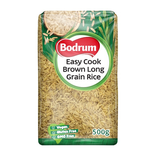 Bodrum Brown Easy-Cook Long Grain Rice 500g