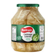 Jar of Bodrum Cabbage Leaves on a white background