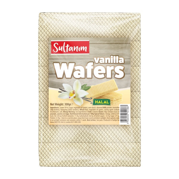 Sultanim Wafers with Vanilla Cream Filling 300g