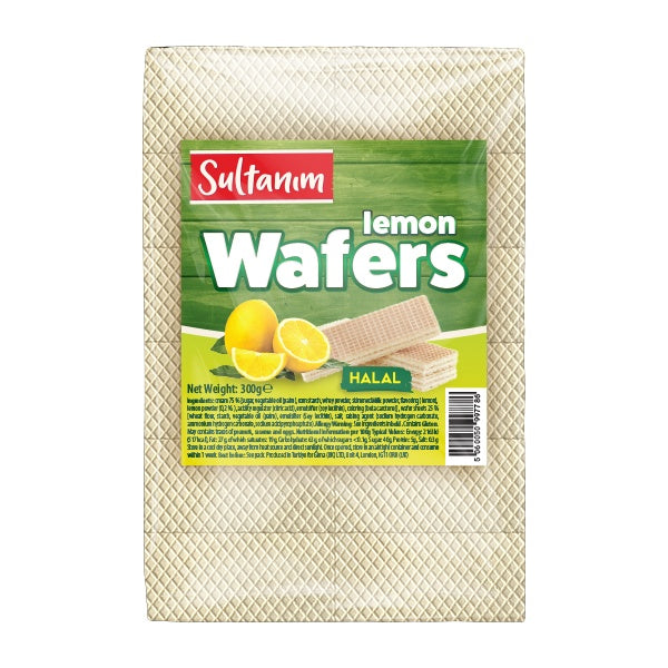Sultanim Wafers with Lemon Cream Filling 300g