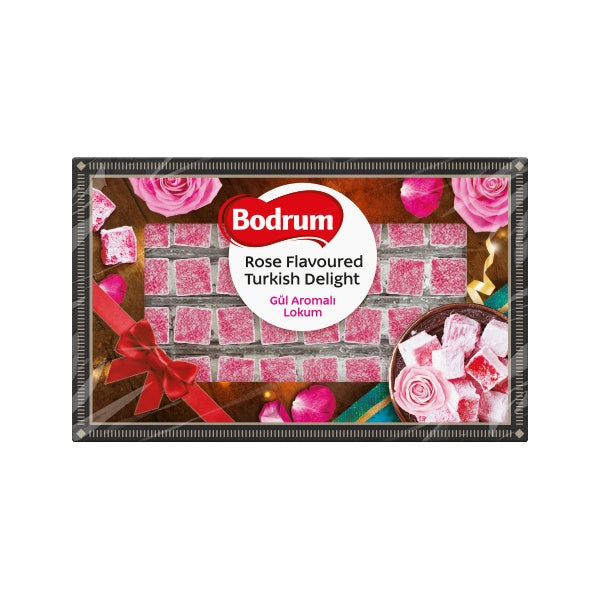 Bodrum Luxury Turkish Delight Rose 350g