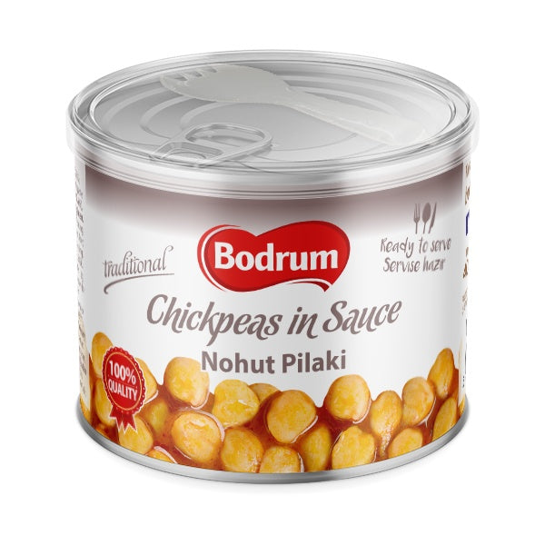 Bodrum Ready-to-Eat Chickpeas in Tomato Sauce 400g