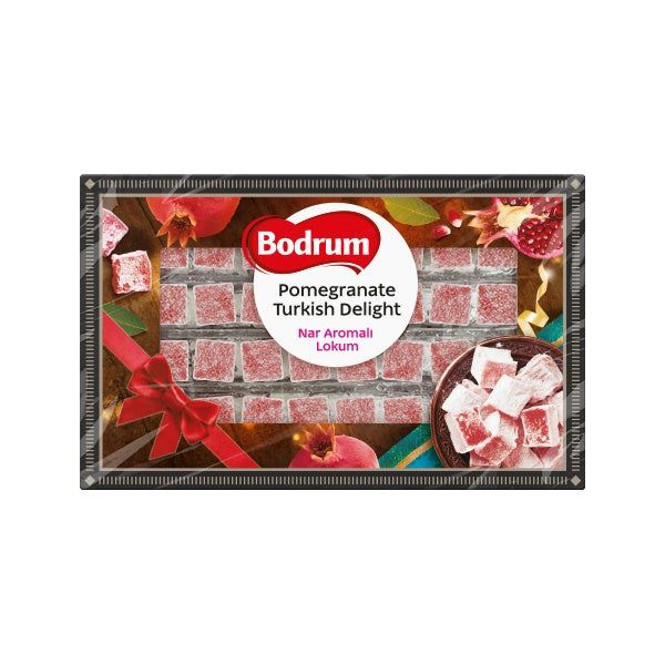 Bodrum Luxury Turkish Delight Pomegranate 350g