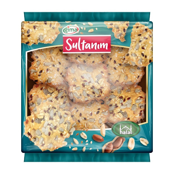 Sultanim Crunchy Cookies with Mixed Seeds 400g
