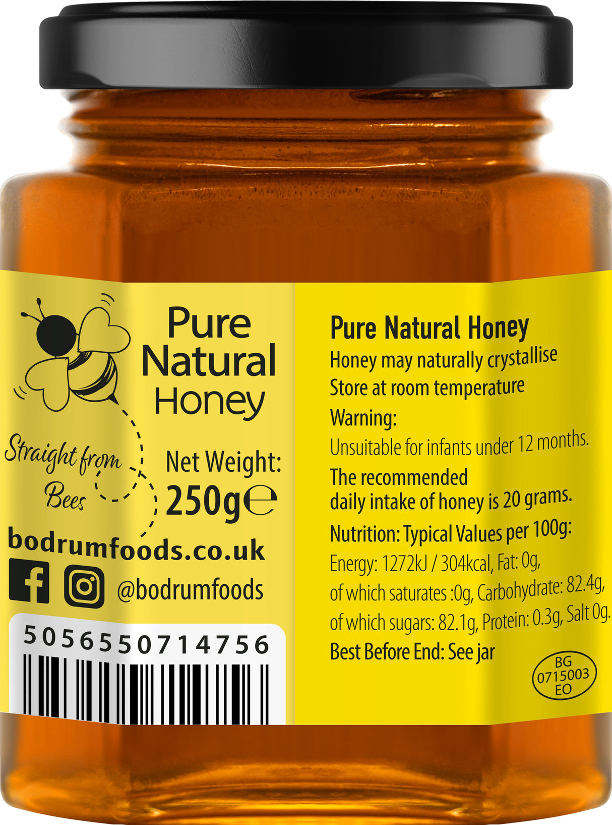 Bodrum Pure & Natural Honey 250g
