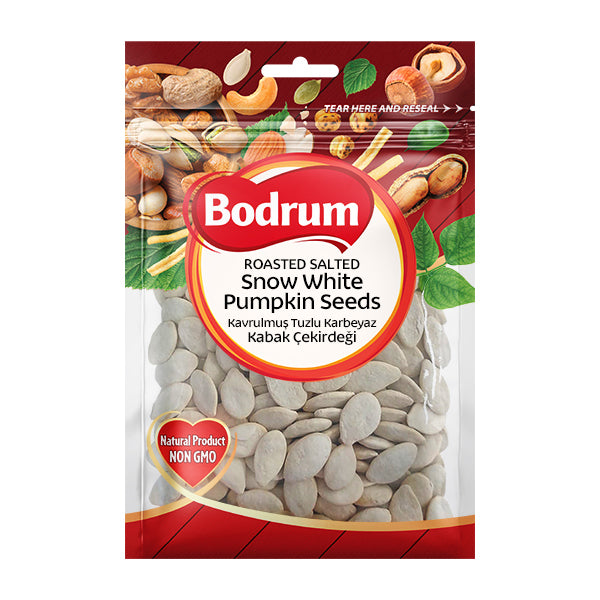 Bodrum Roasted Salted Pumpkin Seeds Snow White 150g