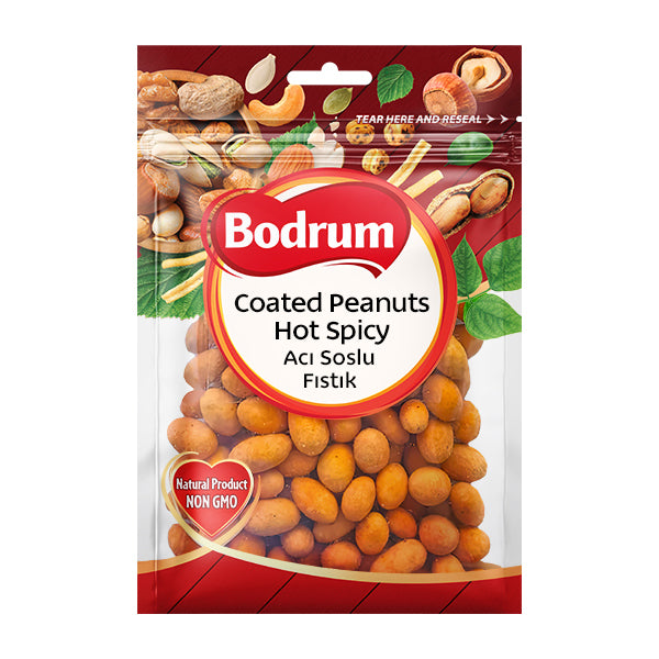 Bodrum Peanuts Coated Hot Spicy 150g