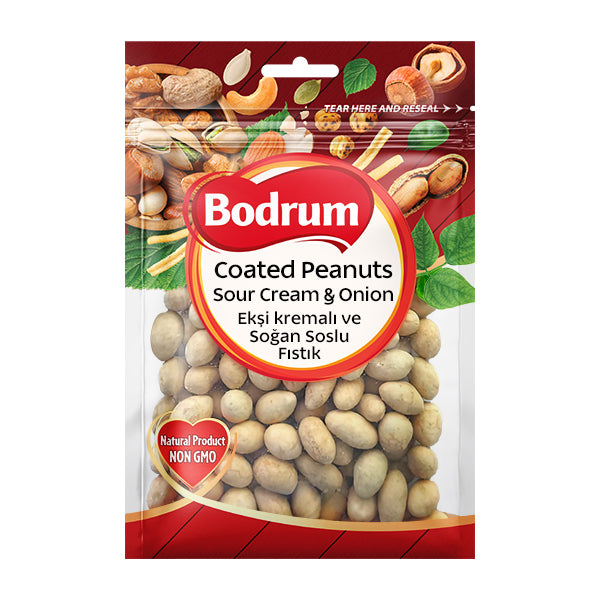 Bodrum Sour Cream & Onion Coated Peanuts 150g