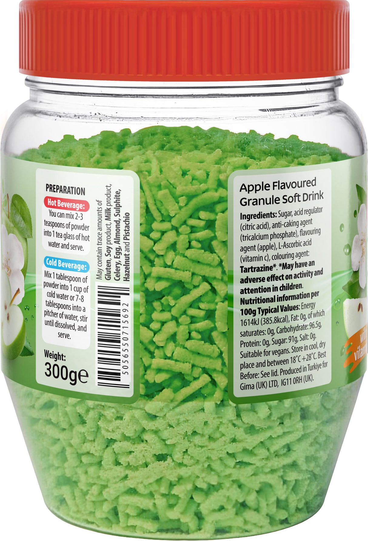 Bodrum Apple-Flavoured Instant Drink 300g