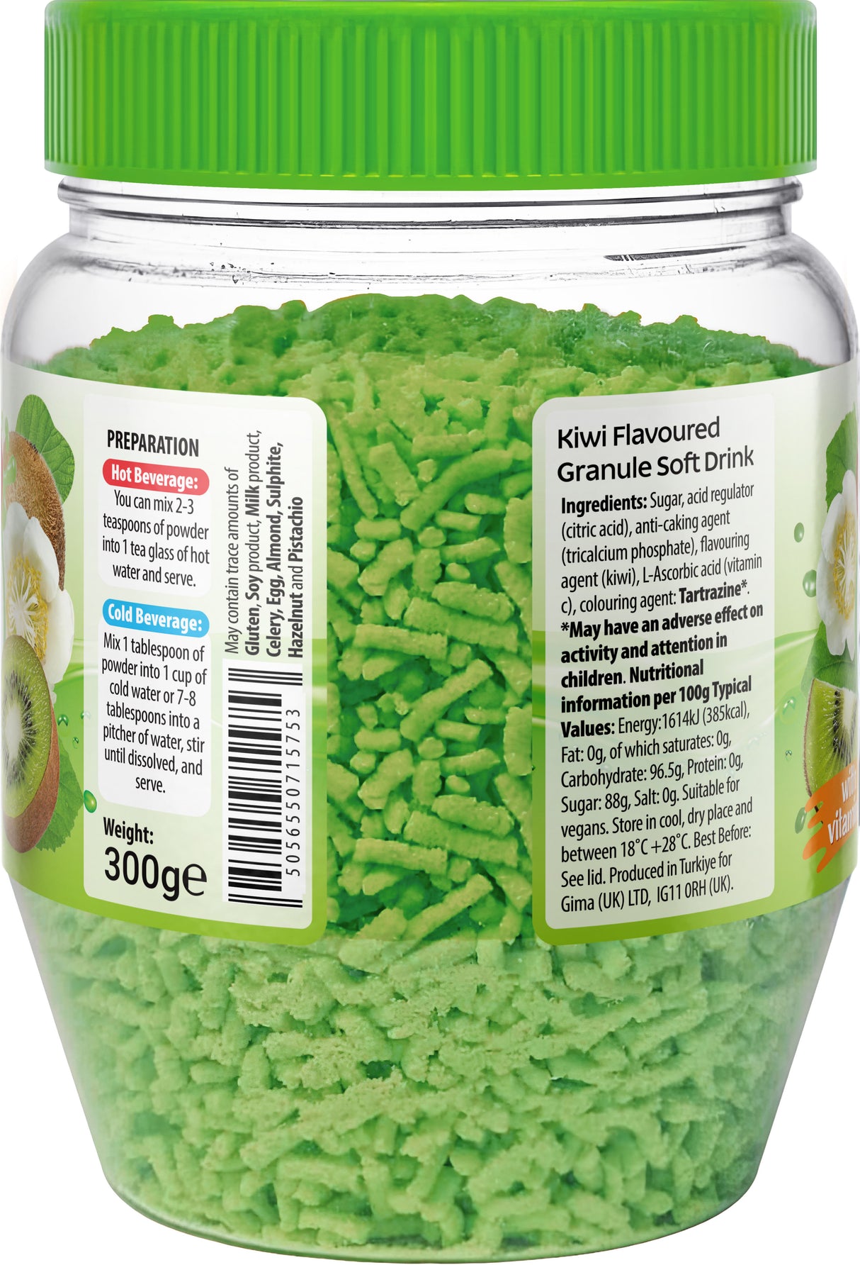 Bodrum Kiwi Flavoured Instant Drink 300g