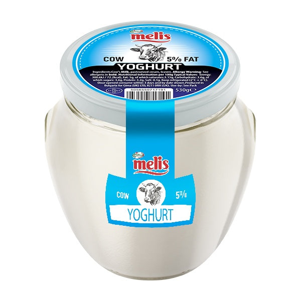 Melis Cow’s Milk Yoghurt 5% Fat 530g