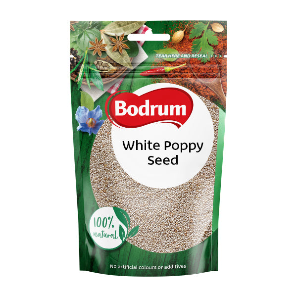Bodrum White Poppy Seed packaging on a white background