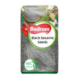 Packaging of Bodrum Black Sesame Seeds on a white background