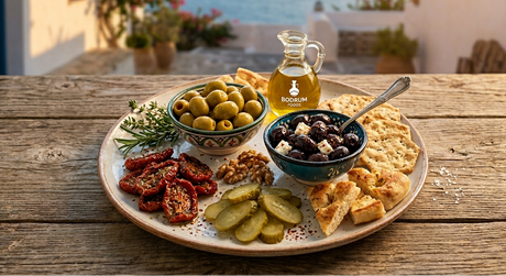 The Ultimate Olive Sun-Dried Tomato Mediterranean Mezze Platter