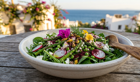 Vibrant Spring Harvest Salad with Bodrum Sumac & Lemon Pepper Dressing