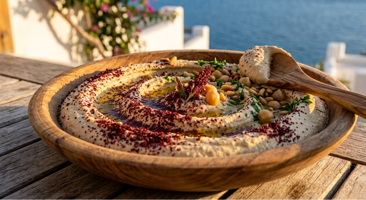 Sumac-Spiced Chickpea Dip (Modern Hummus)