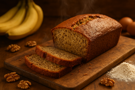 Homemade Banana Bread Recipe