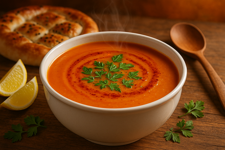 How to Make Creamy Turkish Red Lentil Soup Using Bodrum Red Lentils