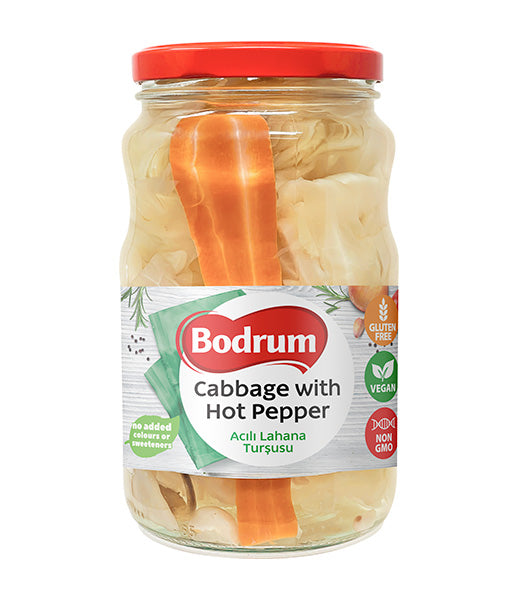 Bodrum Pickled Cabbages with Chilli 1600g