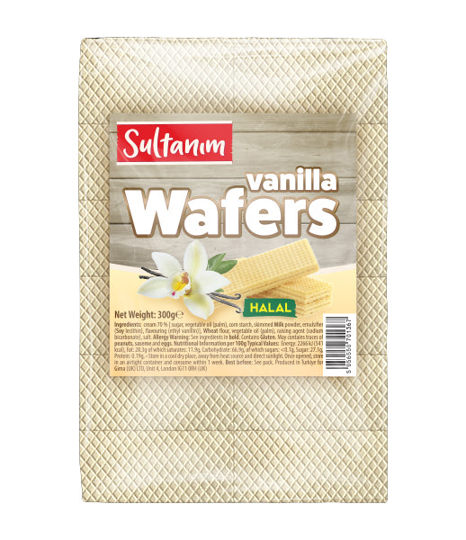 Sultanim Wafers with Vanilla Cream Filling 300g