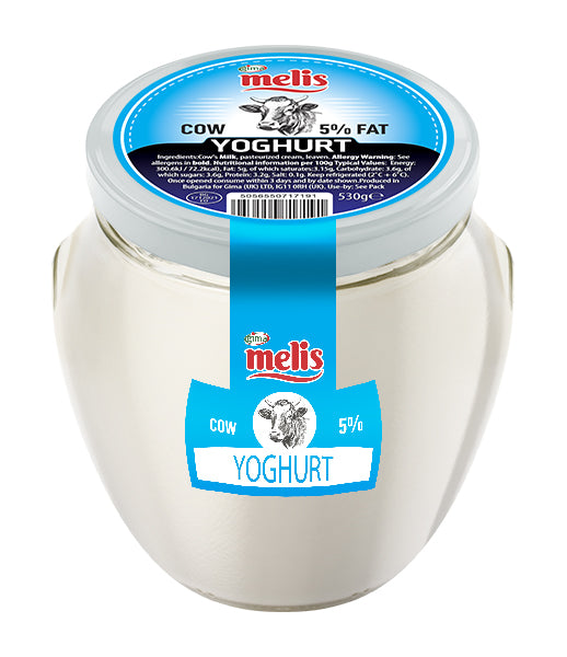 Melis Yoghurt Cow (blue label - 5% Fat) 530g
