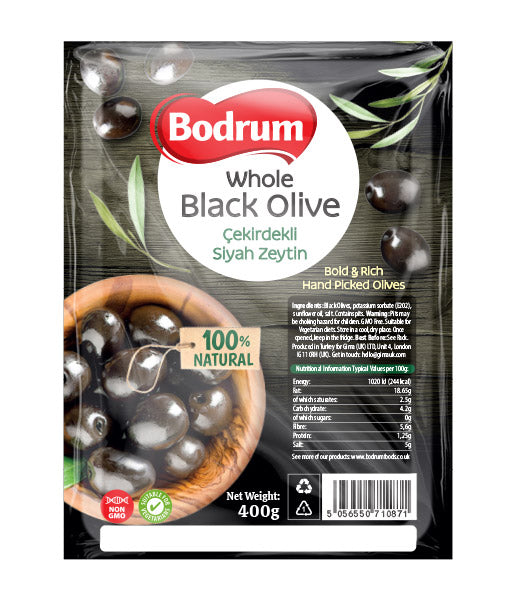 Bodrum Vacuum Black Olives Konfit 400g
