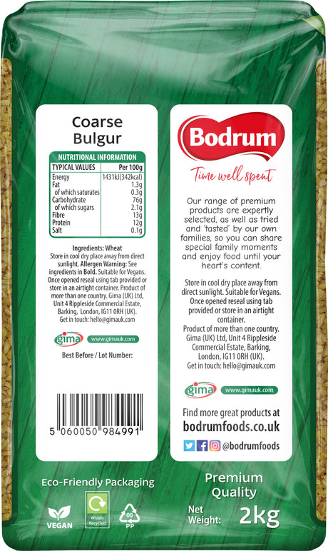Bodrum Coarse Bulgur 2kg