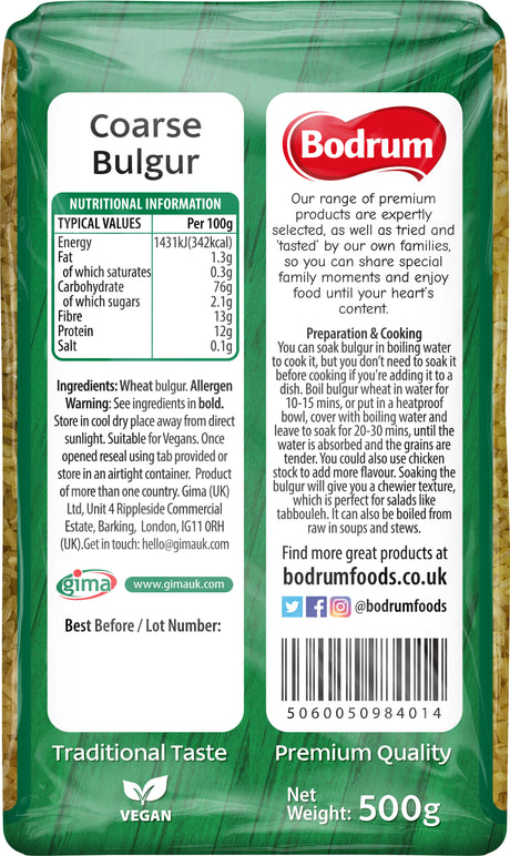 Bodrum Coarse Bulgur 500g