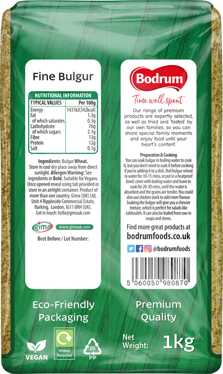 Bodrum Fine Bulgur 1kg
