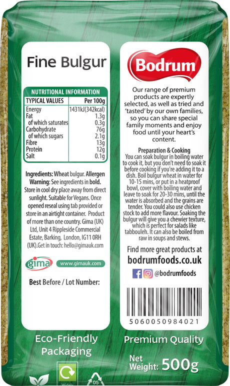 Bodrum Fine Bulgur 500g