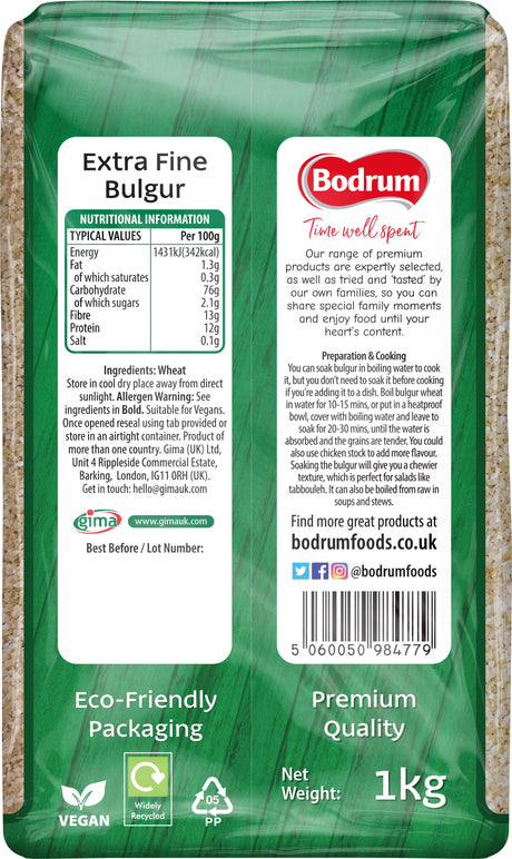 Bodrum Very Fine Bulgur 1kg