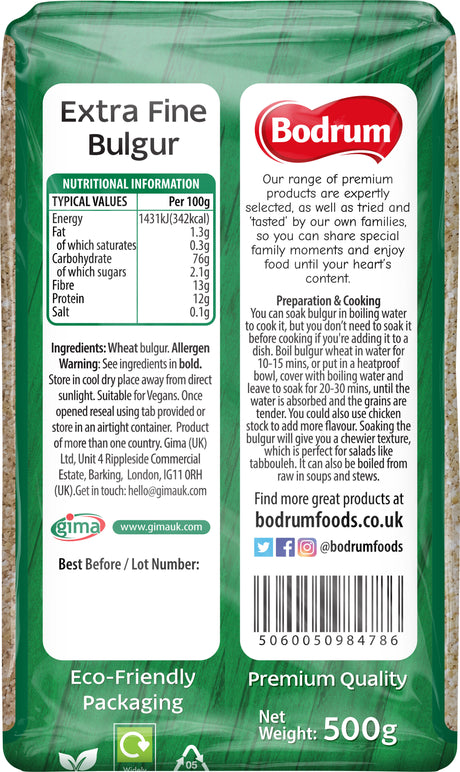 Bodrum Extra Fine Bulgur 500g