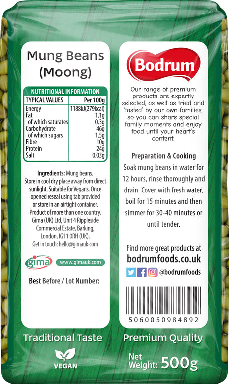 Bodrum Mung Beans 500g