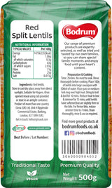 Bodrum Split Red Lentils 500g