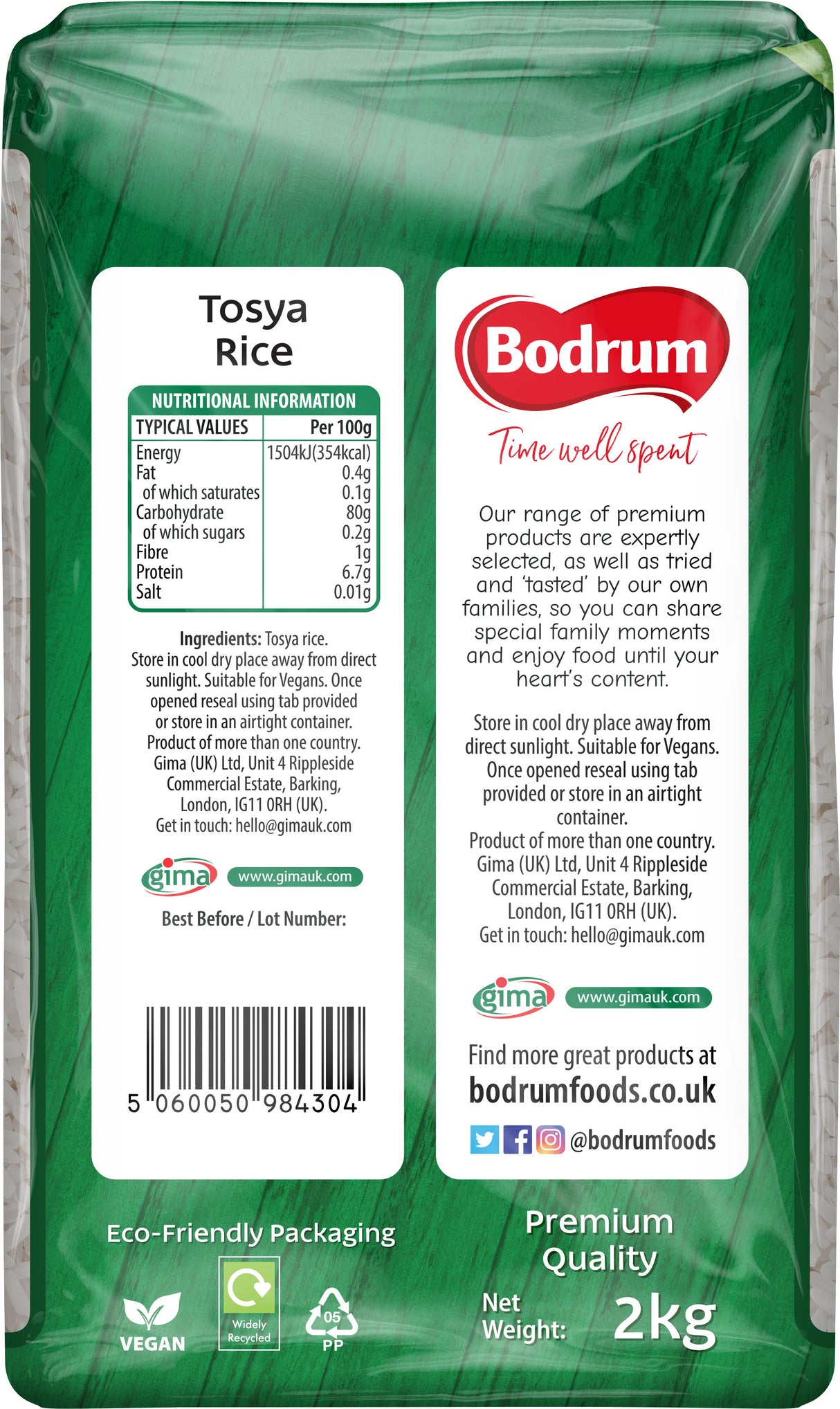 Bodrum Tosya Rice 2kg