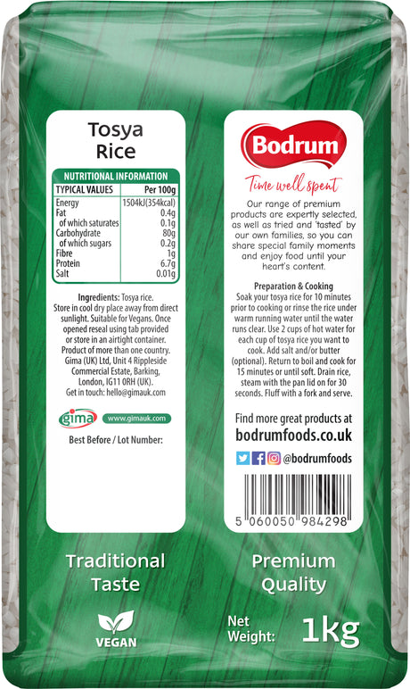 Bodrum Tosya Rice 1kg