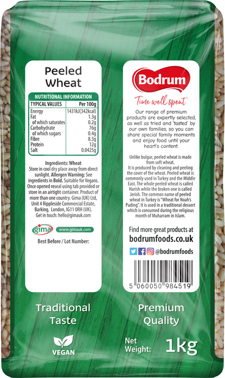 Bodrum Peeled Wheat 1kg