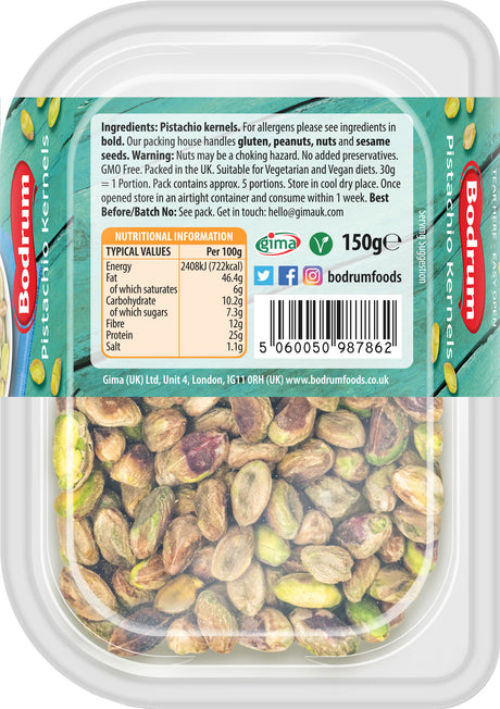 Bodrum Pistachio Kernels 150g