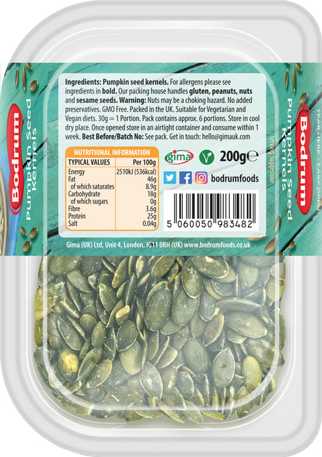 Bodrum Pumpkin Seeds Kernels 200g