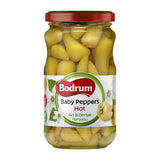 Bodrum Pickled Hot Baby Peppers 330g