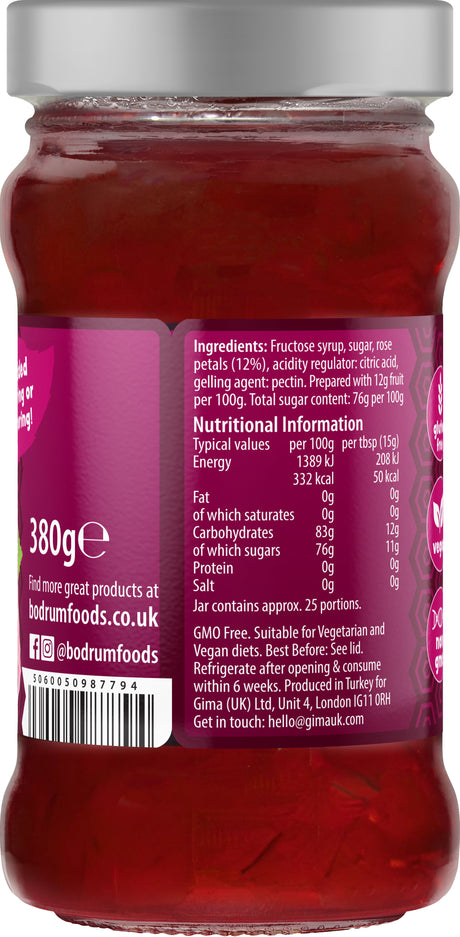 Bodrum Rose Jam 380g