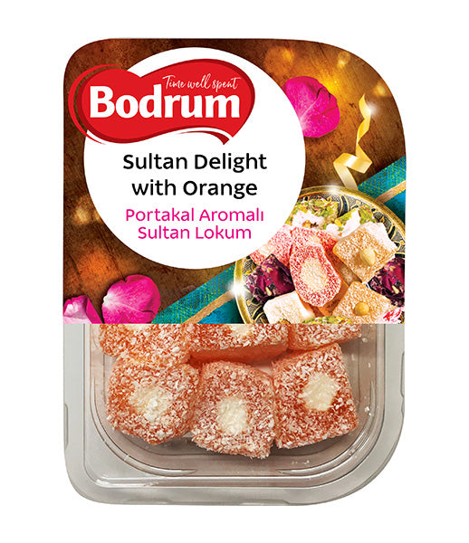 Bodrum Sultan with Orange Turkish Delight 200g